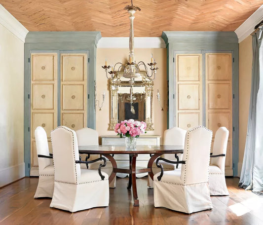 Symmetrical Formal Dining Room